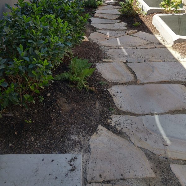 DIY Project Idea How To Make a Flagstone Pathway Asphalt Materials