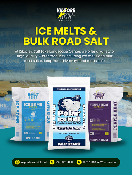 Best Ice Melt Products to Withstand Utah Winters – Asphalt Materials