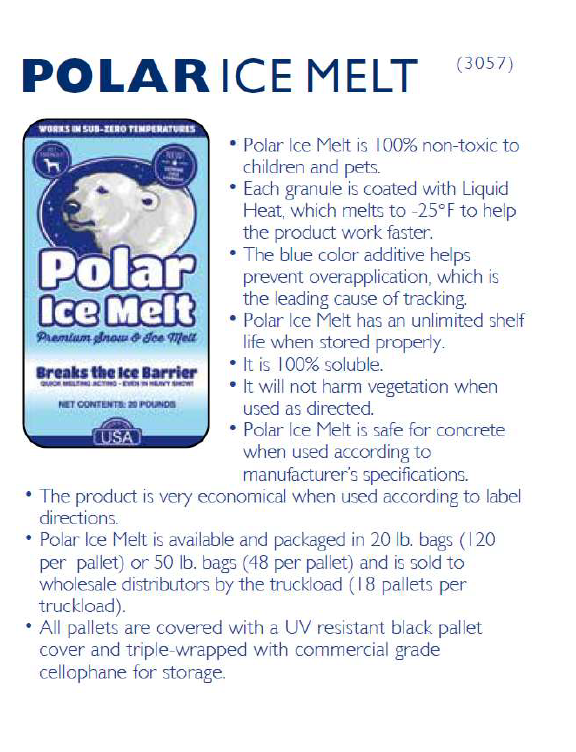 Ice Melt Salt - Polar Ice Melt (Individual Bags) – Asphalt Materials